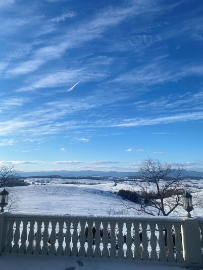  Hilltop View house.  Stylish 4 bedroom luxury home with 360 degree views