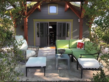 Your own private gated patio to enjoy quiet time!