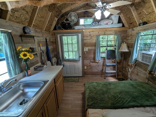 Wild & Wonderful WV cabin at Hominy Falls - 5 acres of wilderness on creek 
