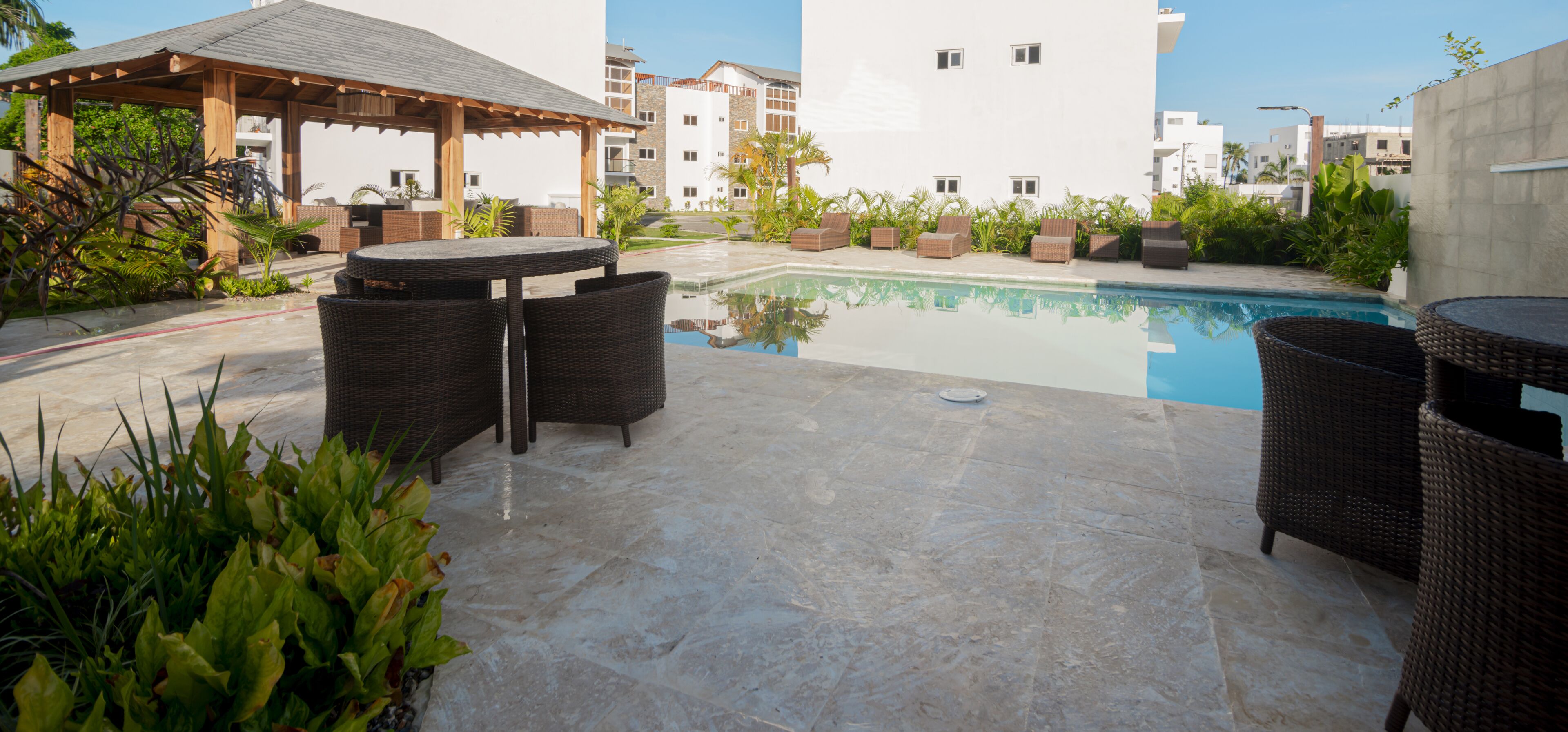 Alberca al aire libre 