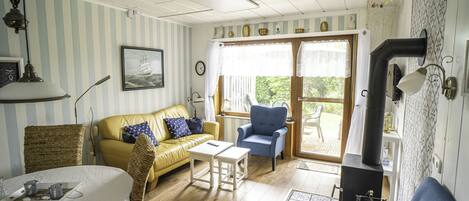 TV connectée, cheminée