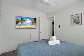 2 bedrooms, iron/ironing board, free WiFi, bed sheets