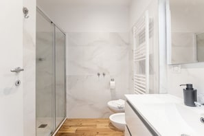 Shower, hair dryer, bidet