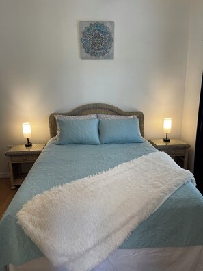 1 soverom, strykejern/-brett, wi-fi og sengetøy