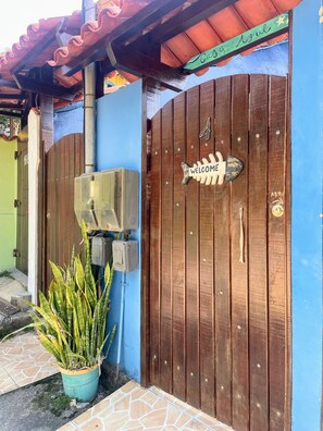 Fachada de la propiedad