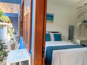 Blackout curtains, iron/ironing board, free WiFi, bed sheets