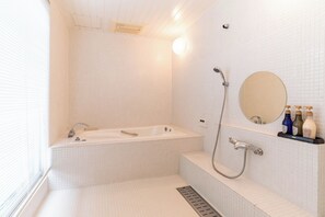 Hair dryer, towels