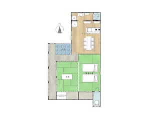 Floor plan - Relax and rent it out for your family / Oshimagun Kagoshima (Oshimagun)