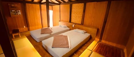 2 chambres, bureau, Wi-Fi gratuit, draps fournis