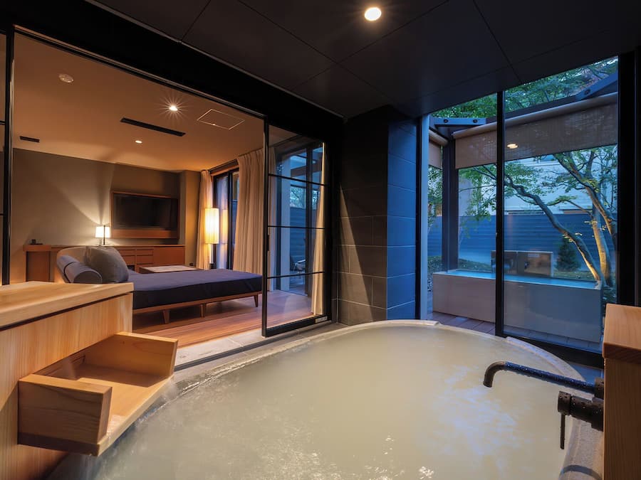 Chambre, non-fumeur (Shinshun no Kago Suite,Private Sauna) | Salle de bain