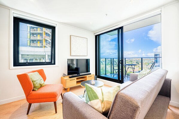Smart TV - Stylish One Bedroom Apartment With Free Parking (Auckland)