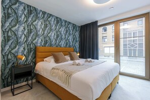 2 室のベッドルーム、WiFi、ベッドシーツ