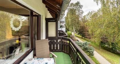 Ferienwohnung 'Gästehaus Kurpark Wohnung Typ 19' mit Balkon und Wi-Fi