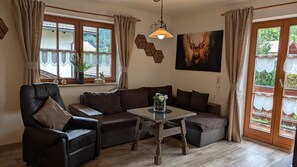 Tv, dvd-spelare och en stereo