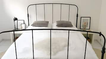 1 quarto, roupa de cama