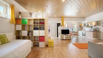 1 Schlafzimmer, Bügeleisen/Bügelbrett, kostenloses WLAN, Bettwäsche