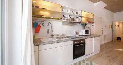 Loft-style holiday apartment in Nürtingen with balcony and close to the Neckar