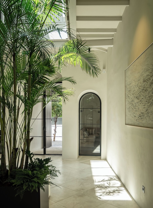 Interior entrance