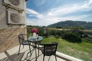 Exclusive Apartment, Balcony, Partial Sea View | Balcony - Tropical Suite A602 at Viva Patong Condo (Patong)