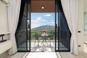 Exclusive Apartment, Balcony, Partial Sea View | View from room - Tropical Suite A602 at Viva Patong Condo (Patong)