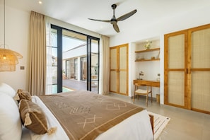 Executive Villa | 3 bedrooms, Egyptian cotton sheets, premium bedding, memory foam beds - Villa Ukulele Uluwatu (Pecatu)