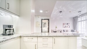 Family Apartment, City View | Private kitchen - KOHH - 2BR in Oasis Residence 2 (Dubai)
