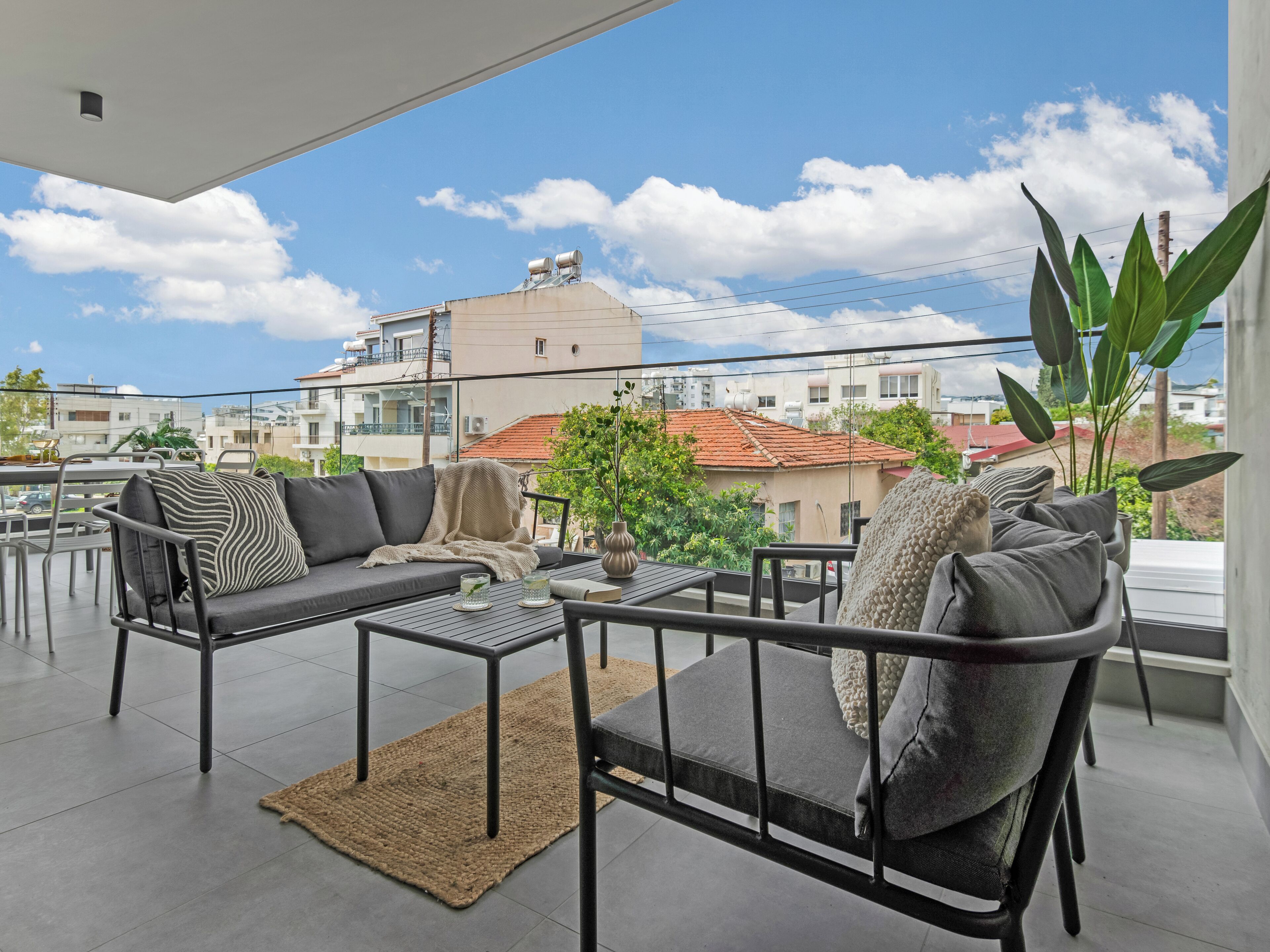 Appartement, 3 chambres, balcon, vue ville | Balcon