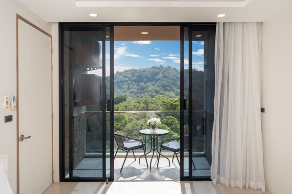 Leilighet – exclusive, 1 soverom, balkong, utsikt mot høyde | Utsikt fra rommet