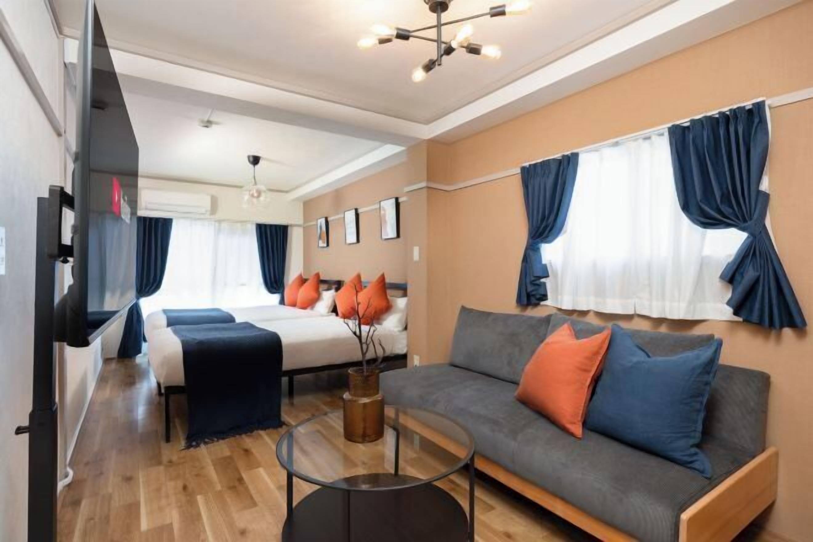 1 bedroom, blackout curtains, iron/ironing board, free WiFi