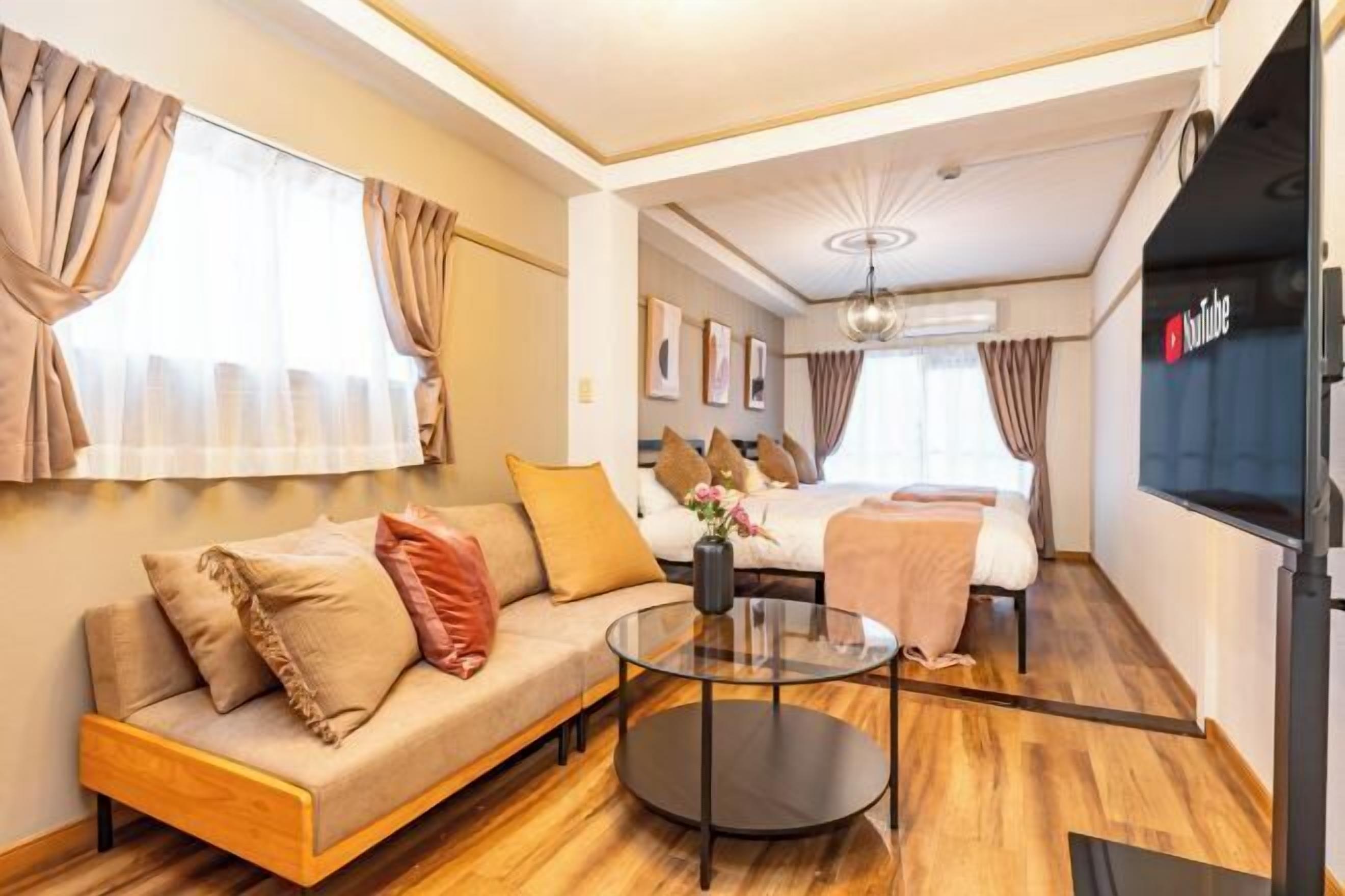 1 bedroom, blackout curtains, iron/ironing board, free WiFi