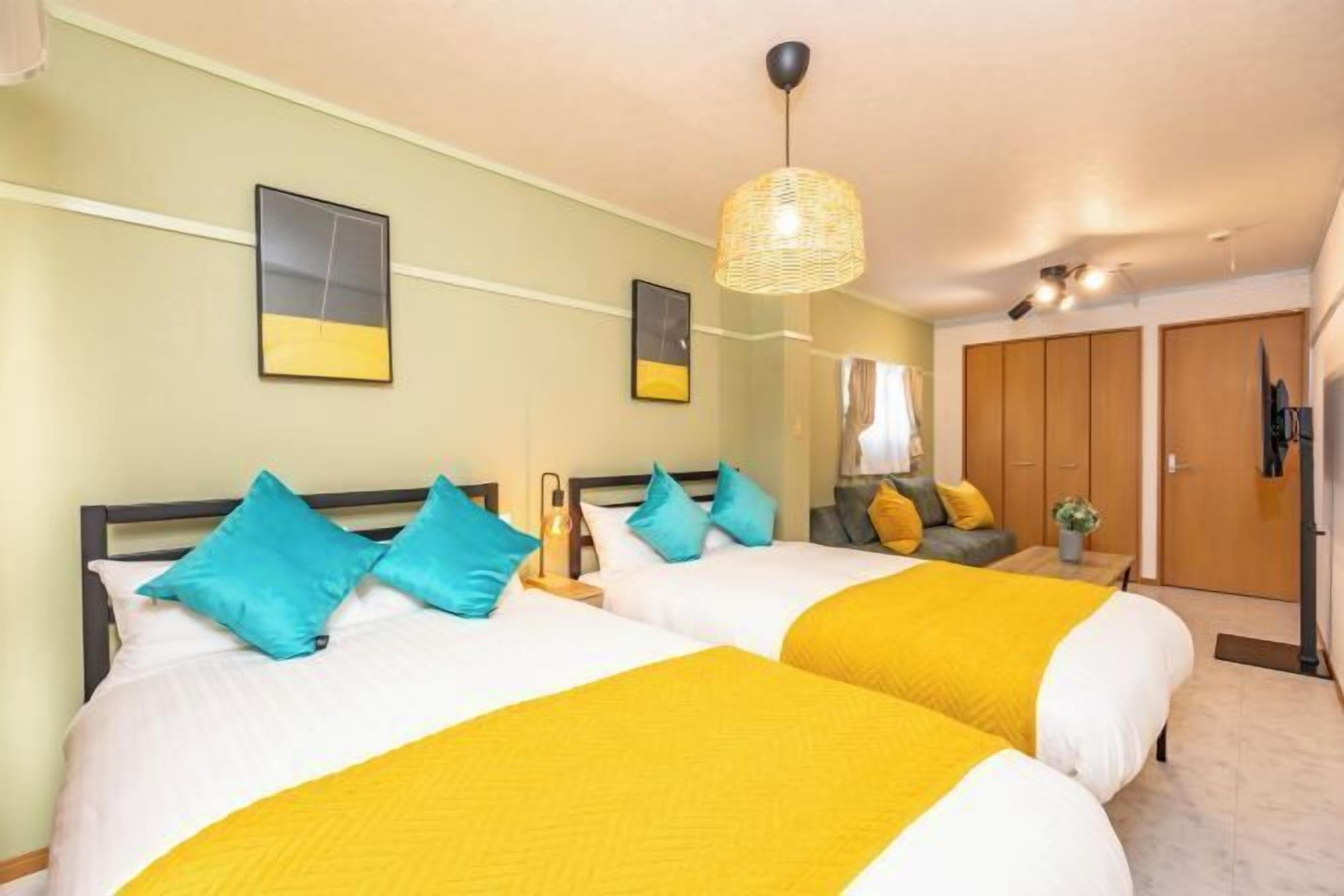 1 bedroom, blackout curtains, iron/ironing board, free WiFi