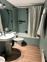 Standard Room | Bathroom | Free toiletries, hair dryer, towels, soap