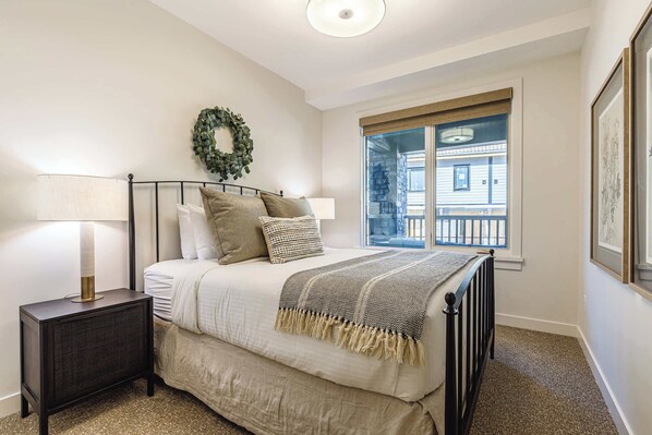 2 bedrooms, iron/ironing board, travel crib, WiFi