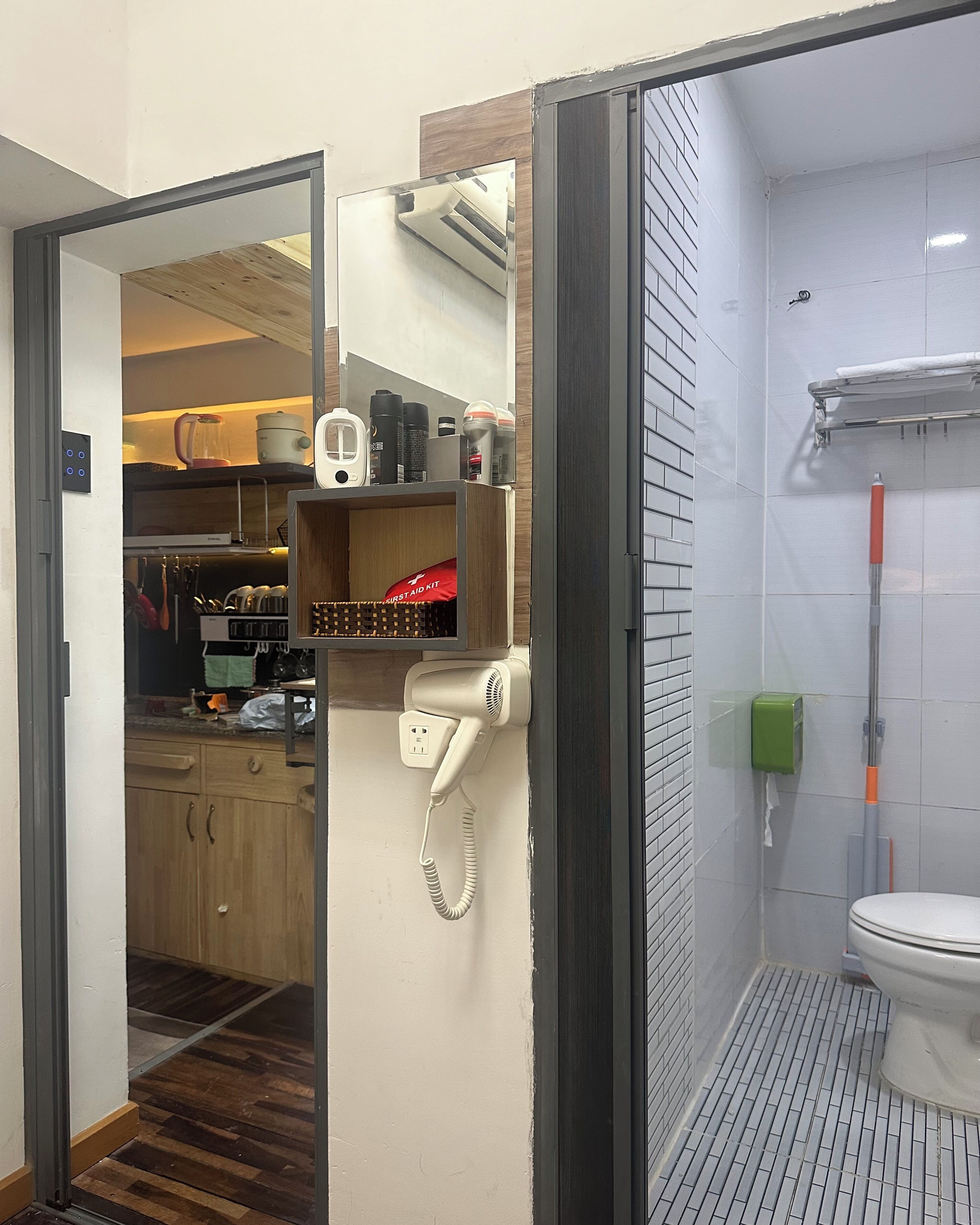 Studio, 1 Double Bed, Non Smoking, Private Bathroom | Bathroom