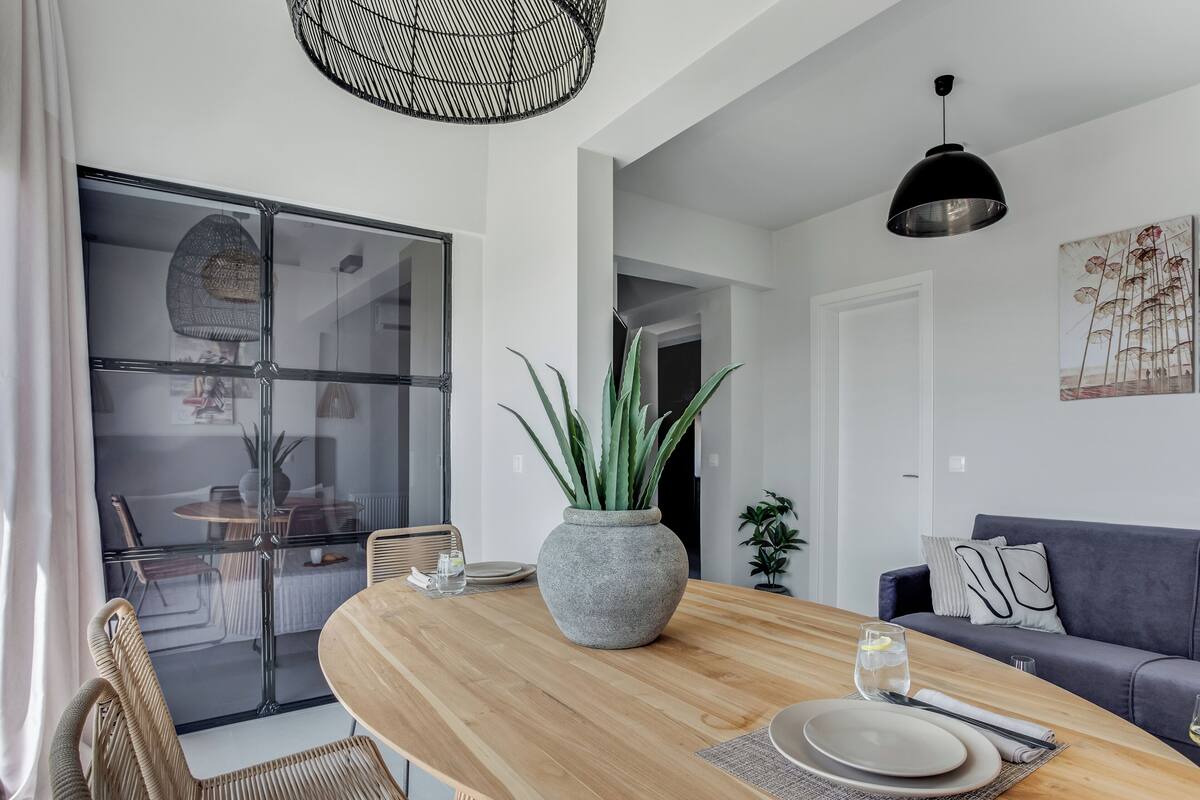 Appartement, 1 chambre, vue ville | Coin séjour