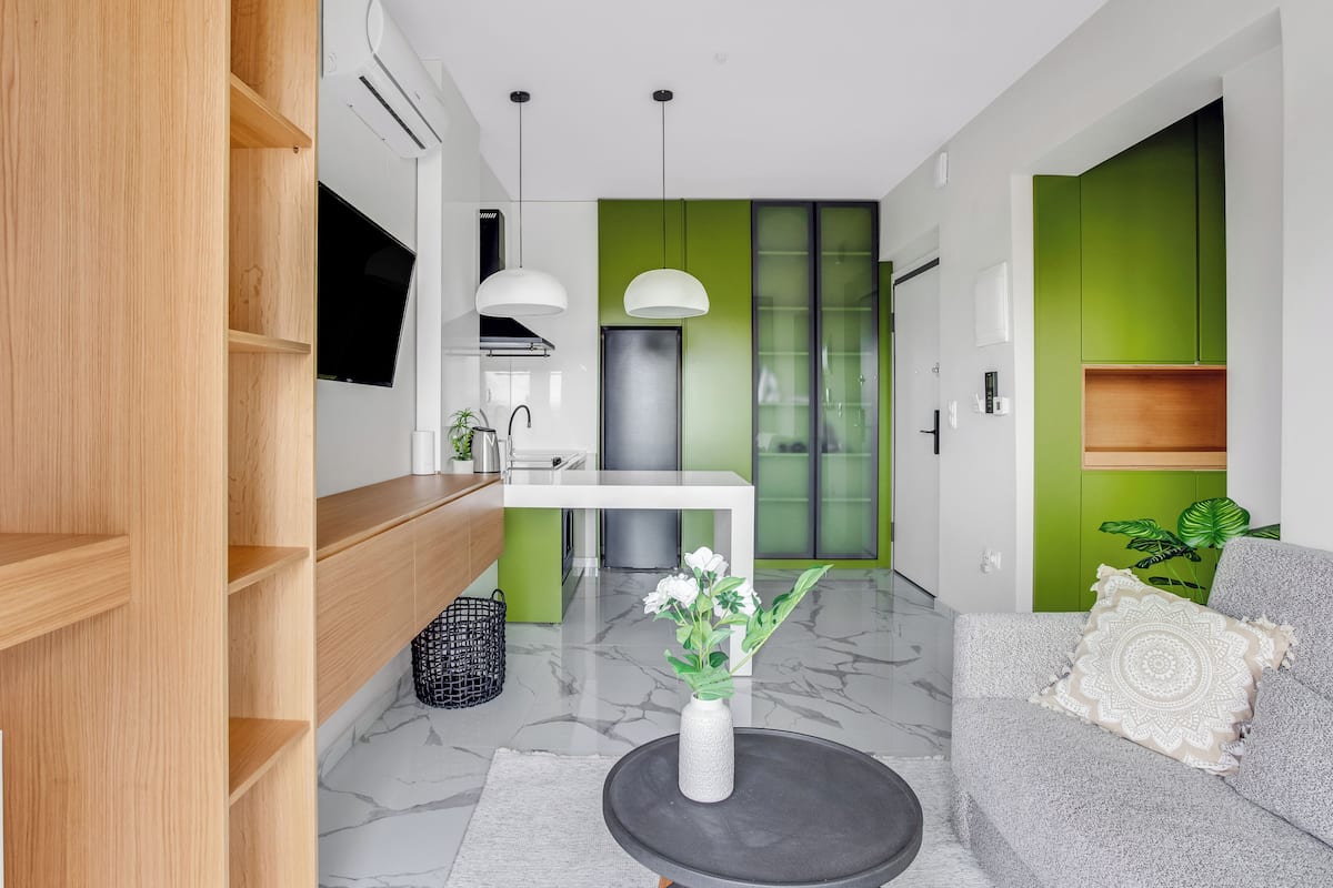 Appartement, 1 chambre, balcon | Salle de séjour