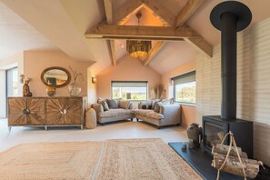 TV connectée, cheminée