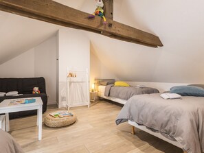 3 chambres, Wi-Fi gratuit, draps fournis