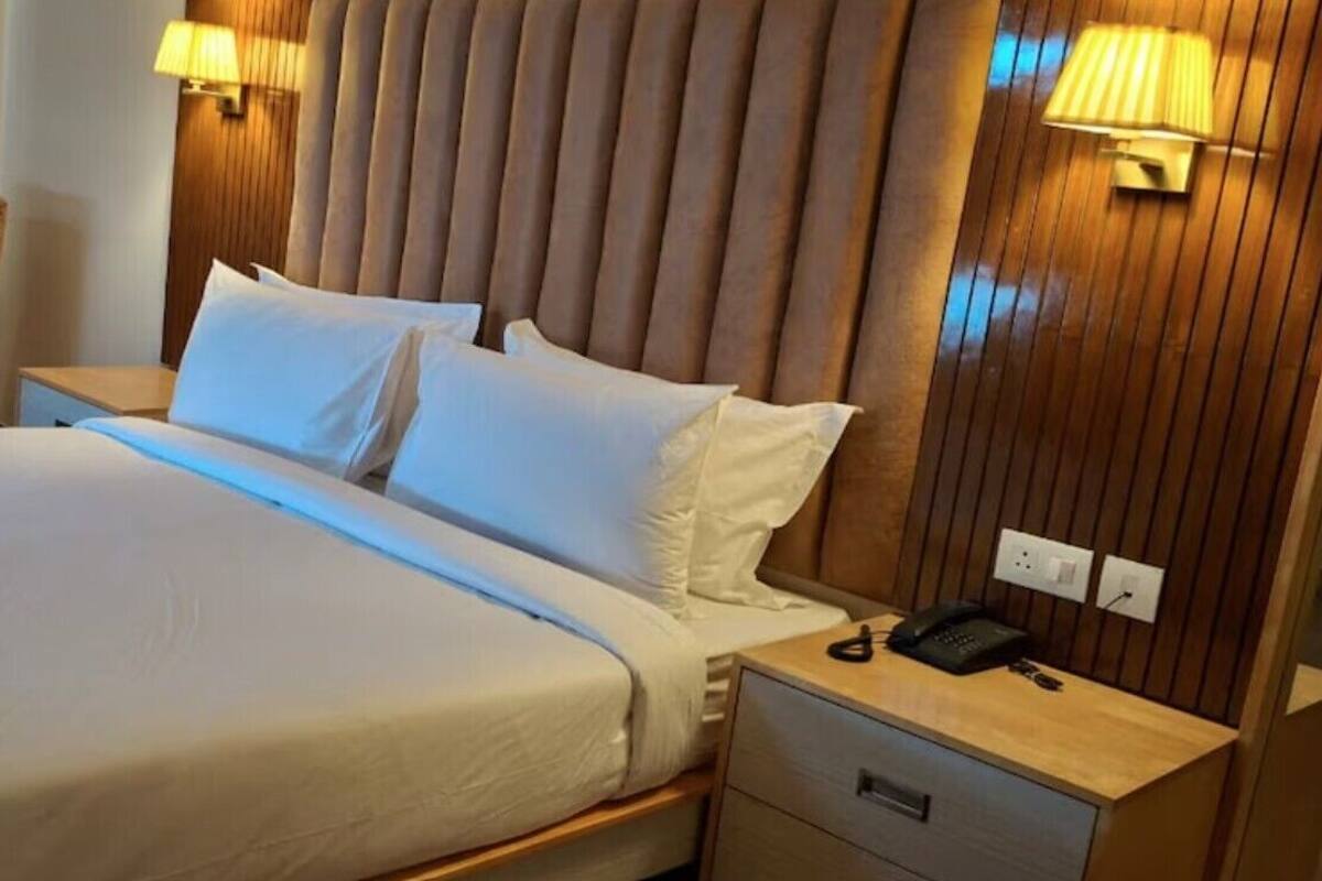 Draps en coton égyptien, literie de qualité supérieure, minibar