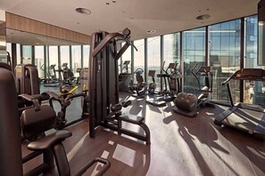 Fitness facility - Luxury Euro Furniture,Firework,180°City River View (Brisbane City)