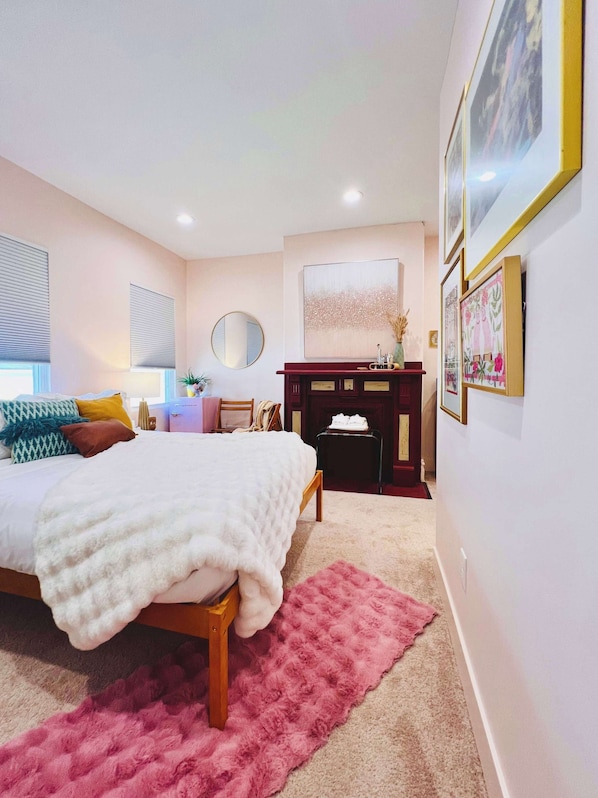 1 bedroom, iron/ironing board, travel crib, WiFi