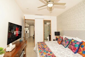 2 chambres, fer et planche à repasser, Wi-Fi, literie fournie