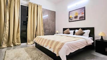 Deluxe Double Room | Premium bedding, pillow-top beds, soundproofing, free WiFi