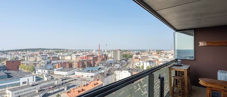 Deluxe Apartment, Balcony, City View | View from room