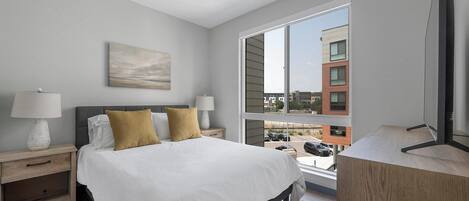 1 室のベッドルーム、デスク、アイロン / アイロン台、WiFi