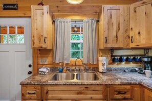 Private kitchen - Cozy Two Bedroom Homestead Minutes from Gatlinburg (Cosby)