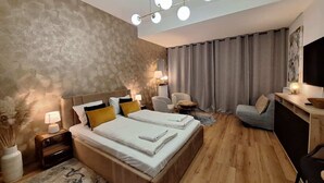 Iron/ironing board, travel cot, WiFi, bed sheets - Comfortable Studio in the Center of Szczecin | Pool | Sauna (Szczecin)