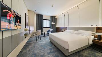 In-room safe, blackout curtains, soundproofing, iron/ironing board