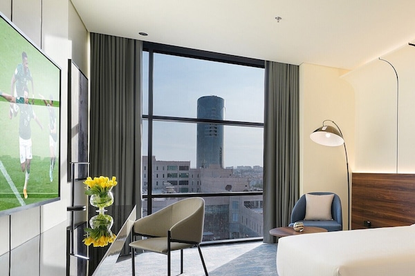 Habitación Deluxe, 2 camas individuales (Olaya Street View) | Vista desde la habitación