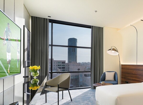 Deluxe Room, 2 Single Beds (Olaya Street View) | View from room